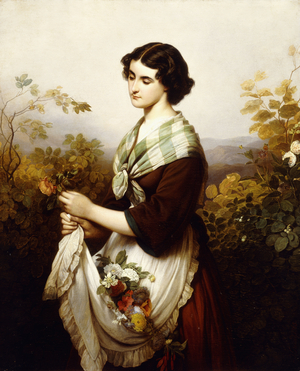 The Last Rose; La Derniere Rose, 1865 (oil on canvas)