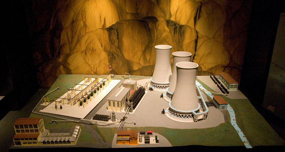 Geothermic museum, Lardarello, Tuscany Italy (photo)