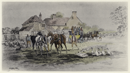 Friars Oak (colour litho)