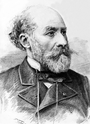 Octave Feuillet (1821-1890) French poet, engraving