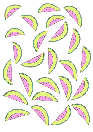 Watermelon’s, 2024 (mixed media)