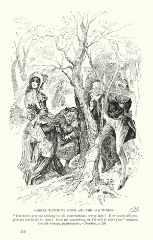 Illustration for Dombey and Son by Charles Dickens (litho)