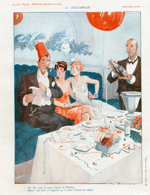 La Vie Parisienne, Magazine Plate, France, 1920s (print)