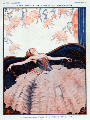 La Vie Parisienne Magazine Plate, France, 1920s (print)