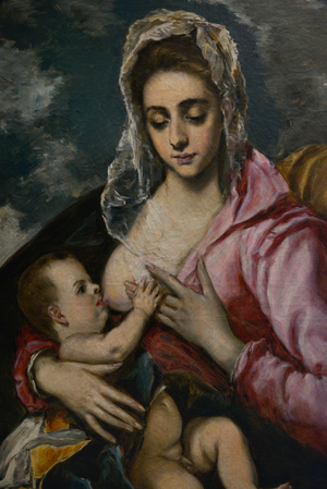 Raimundo de Madrazo (1841-1920). Spanish painter. Holy Family, 1908. Detail.