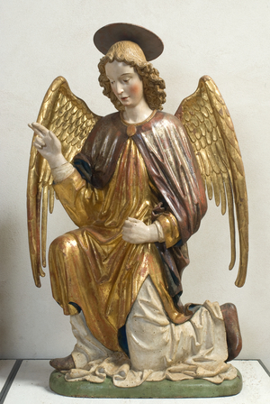 St. Gabriel Archangel, c.1470-1480 (poplar wood painted in tempera, gilded)