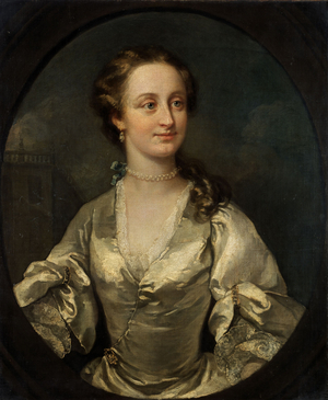 Portrait of a Young Woman, c.1740 (oil on canvas)