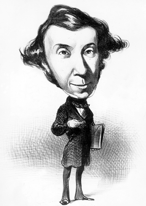 Alexis de Tocqueville, 19th century (engraving)
