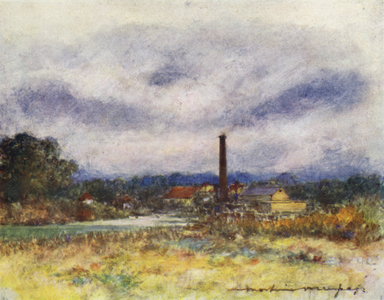 Day's Lock (colour litho)