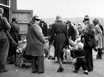 1946. Norwegian and German girls travel to Germany with their children. Women who …, 1946 (photo)