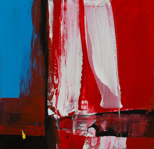 HK - Tin Hau Temple, 2015 (mixed media on panel)