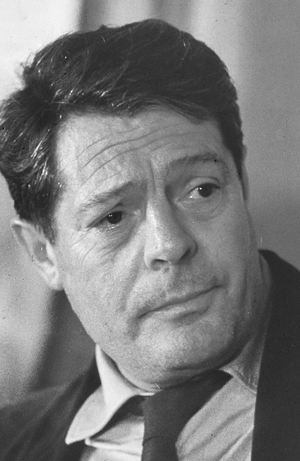 Marcello mastroianni, 1980s (b/w photo)