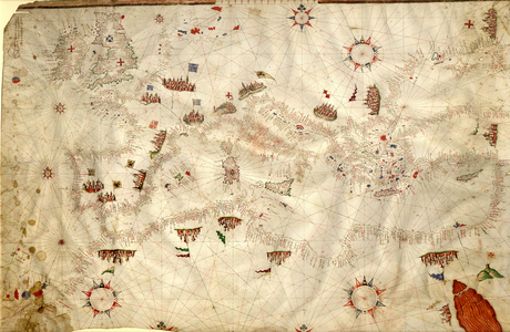 Portolan Chart, 1591 (manuscript on vellum)