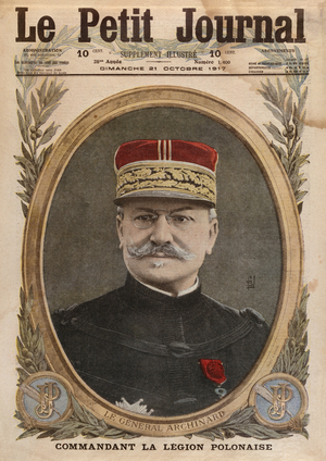General Louis Archinard, front cover illustration from 'Le Petit Journal', supplement illustre, 21st October 1917 (colour litho)
