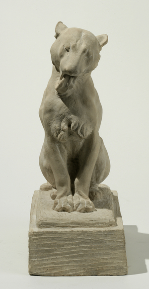 Contented Lioness, 1922 (limestone)