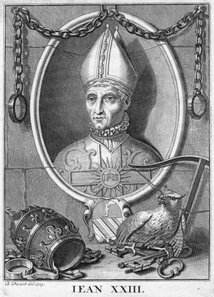 Pope John XXIII, 1410 - 1415 (b/w photo)