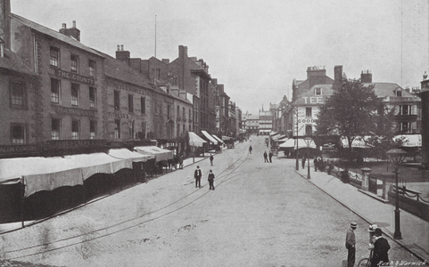 The Drapery, Northampton (b/w photo)