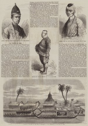The French in Siam (engraving)