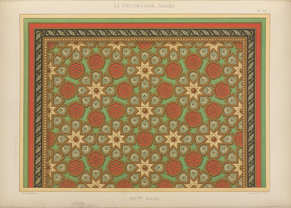 La Decoration Arabe, published by J. Savoy, Paris, 1885 (chromolitho)