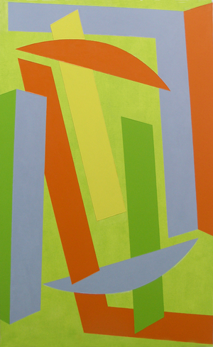 Clinch, 2015 (oil on canvas)