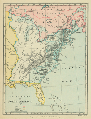 United States of North America (colour litho)
