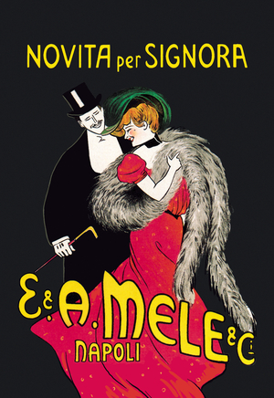 E. A. Mele and Co : Lady in red, 1900s (poster)