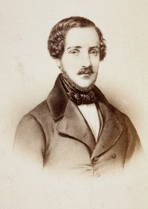 Portrait of Gaetano Donizetti, 1860s (print)