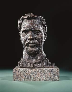 Self-Portrait with a Beard, 1920 (bronze with a brown patina)