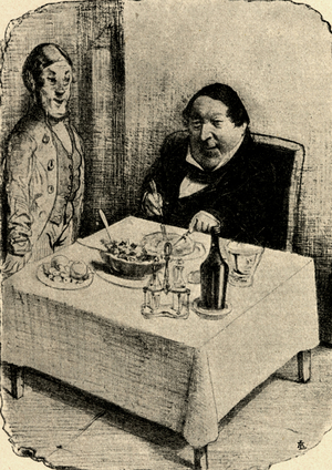 Gioachino Rossini caricature (pub