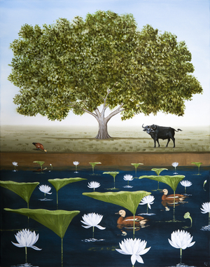 Enlightenment, 2014 (oil on linen)