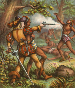 Pocahontas (chromolitho)