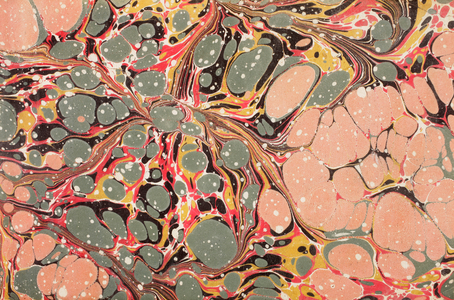 Decorative endpaper from a nineteenth century book