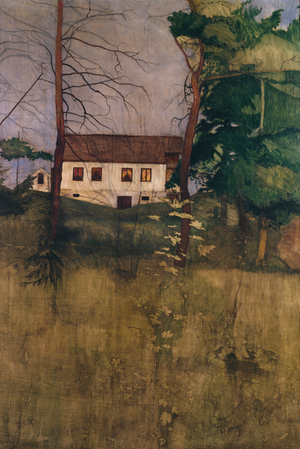 Landstedet ( Nordre Langø), 1896 (oil on canvas)
