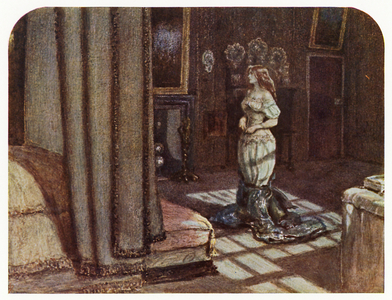 The Eve of St Agnes (colour litho)