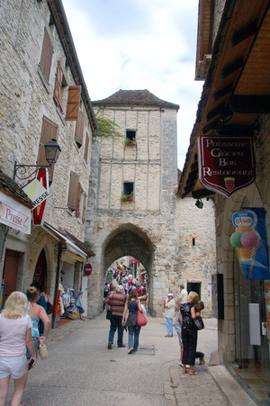 5804N- Rocamadour dans le Lot touristes