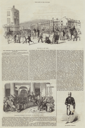 The Disturbances in the Manufacturing Districts (engraving)