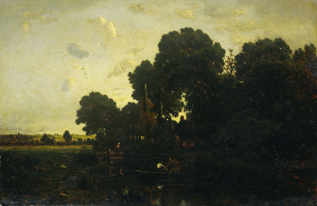 Dusk, 1840 (oil on canvas)