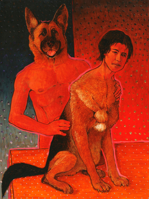 My Best Friend, 2000 (acrylic on canvas)