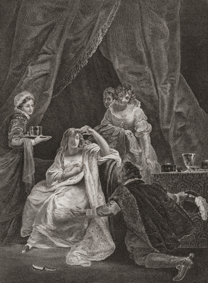 Queen Elizabeth I and the Earl of Sussex. (print)