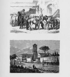 History of Ancient Rome. Via Nomentana is an ancient road of Italy, leading North. East from Rome to Nomentum