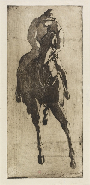 The Racehorse, c.1888 (etching & aquatint)