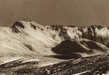 Mexico: Nevado de Toluca, Estado Mejico (b/w photo)