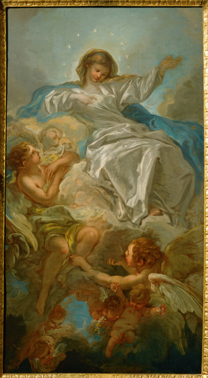 Assumption of the Virgin (painting on canvas)
