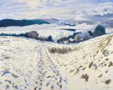 Track down the Hill, 2015 (oil on canvas)