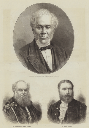 The New Lord Mayor and Sheriffs (engraving)