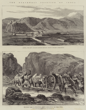 The North-West Frontier of India (engraving)