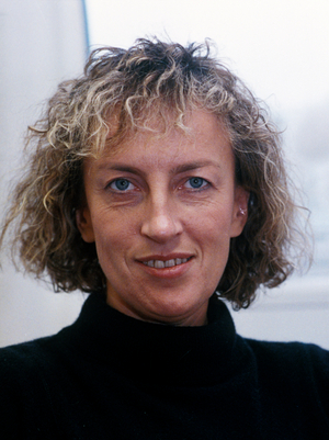 Oslo 19891121 Journalist in NRK Sporten Karen Marie Ellefsen …, 1989 (photo)