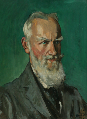 George Bernard Shaw, 1925 (oil on panel)