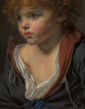 Little Boy in a Red Waistcoat, ca. 1775 (oil on canvas)