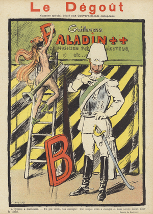 Illustration for Le Rire (colour litho)